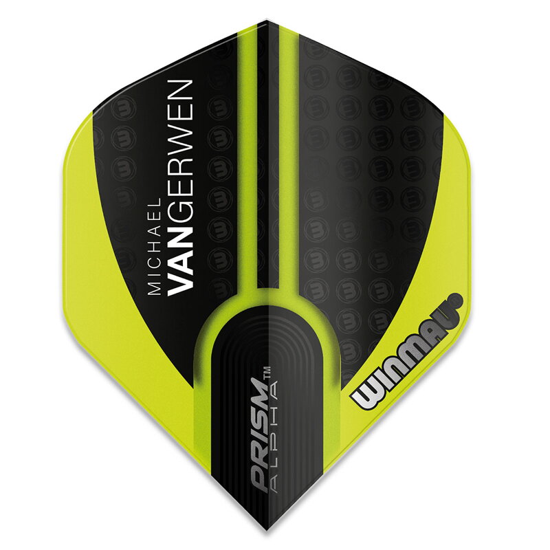 Winmau Flights Prism Alpha MvG Green & Black