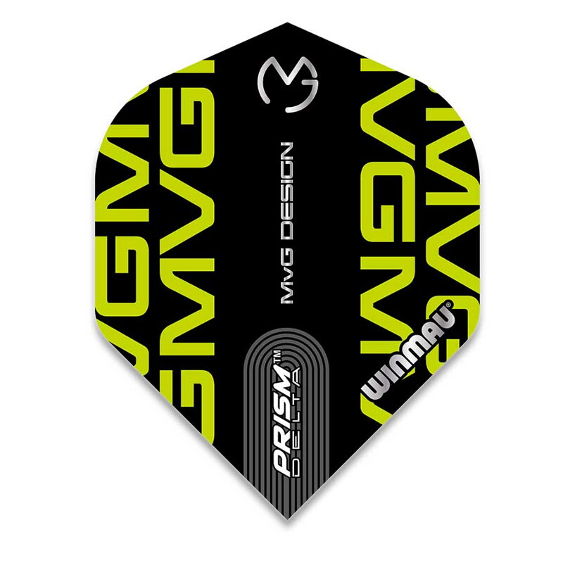 Winmau Flights Prism Delta MvG 2021 Black Print