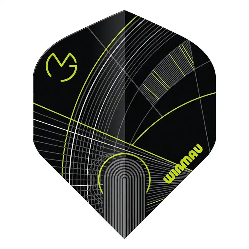 Winmau Flights Prism Delta MvG Black And Green No.2