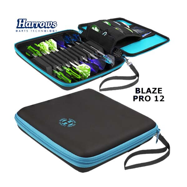 Harrows Dart Case Blaze Pro 12 Blue