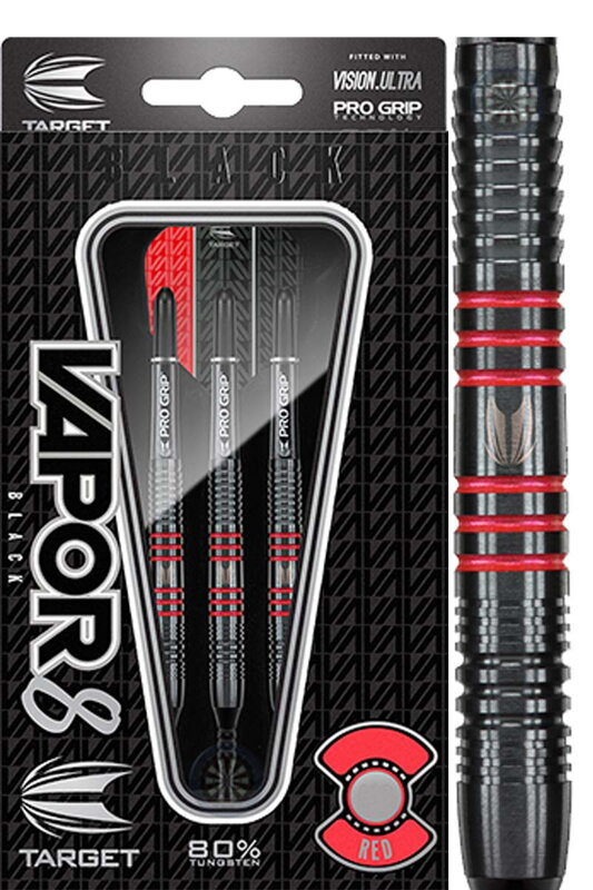 Target Softtip Darts Vapor8 Black 19g Red