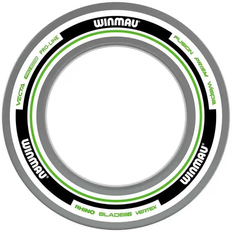 Winmau Advance White and Green Dartboard Surround