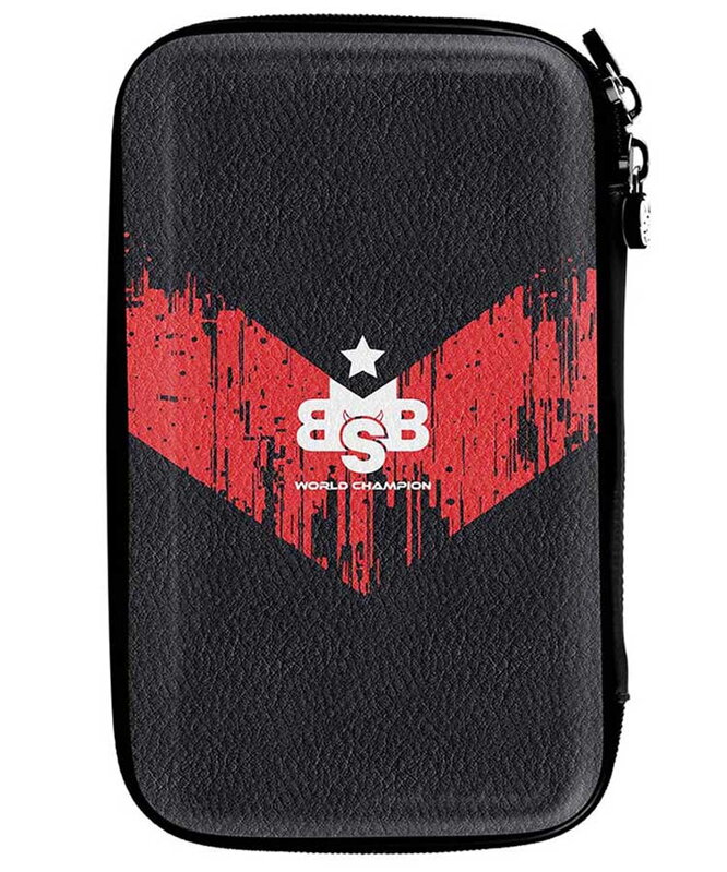Shot Tactical Dart Case Michael Smith Black & Red Shot Tactical Dart Case Michael Smith Black & Red
