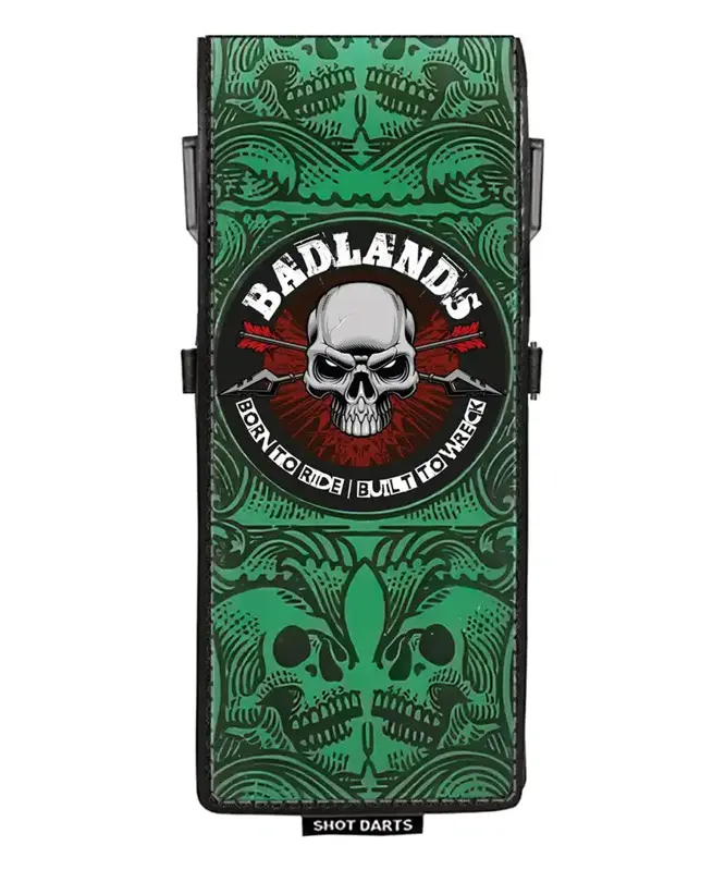 Shot Badlands Inked Dart Wallet Green