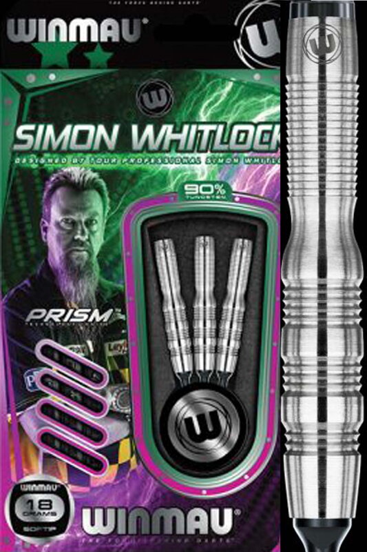 Winmau Softtip Darts Simon Whitlock Silver 20g