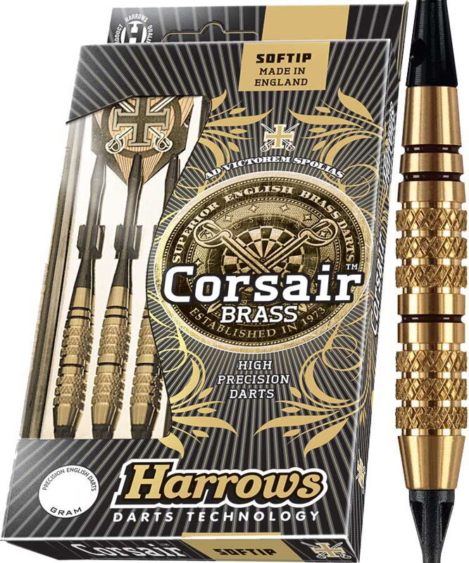 Harrows Softtip Darts Corsair 18g K2 Black