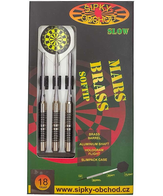 Ruthless Softtip Darts Mars 10 Slow 18g