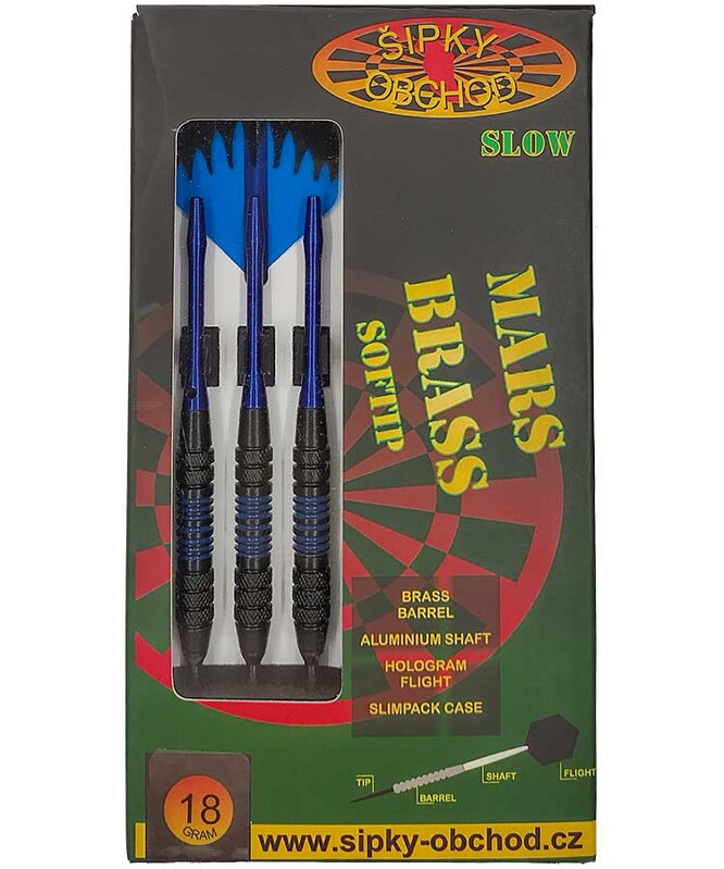Ruthless Softtip Darts Mars 6 Slow 18g
