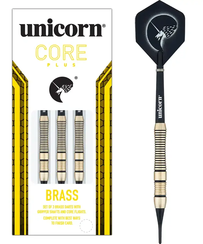 Unicorn Softtip Darts Core Plus Brass Style 2 16g
