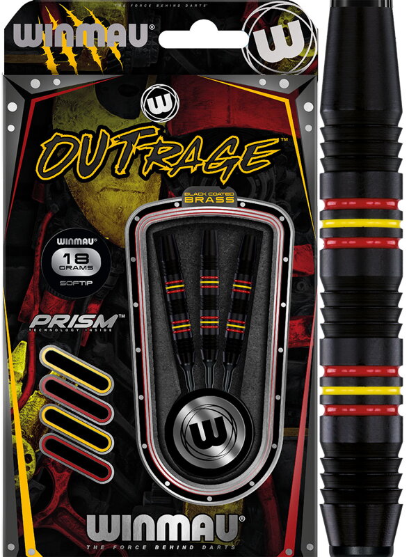 Winmau Softtip Darts Outrage 2236 18g