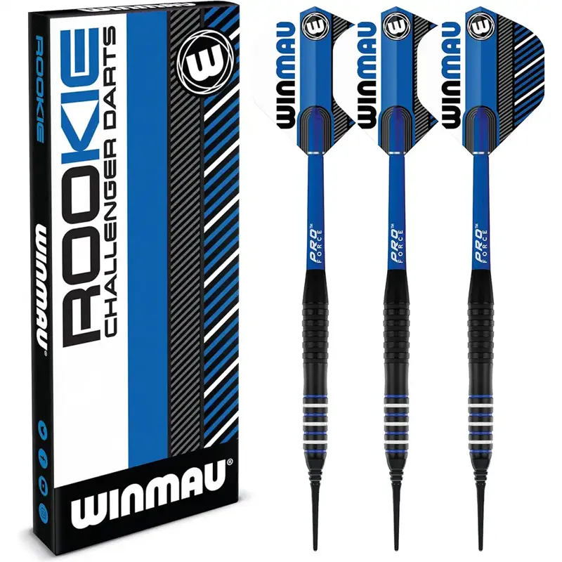 Winmau Softtip Darts Rookie Brass Blue 20g