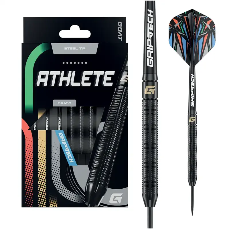 Goat Steeltip Darts Athlete Brass Black 13g