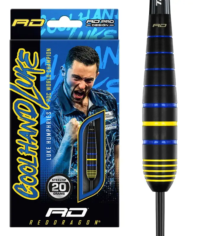 Red Dragon Steeltip Darts Luke Humhries WC Brass 20g