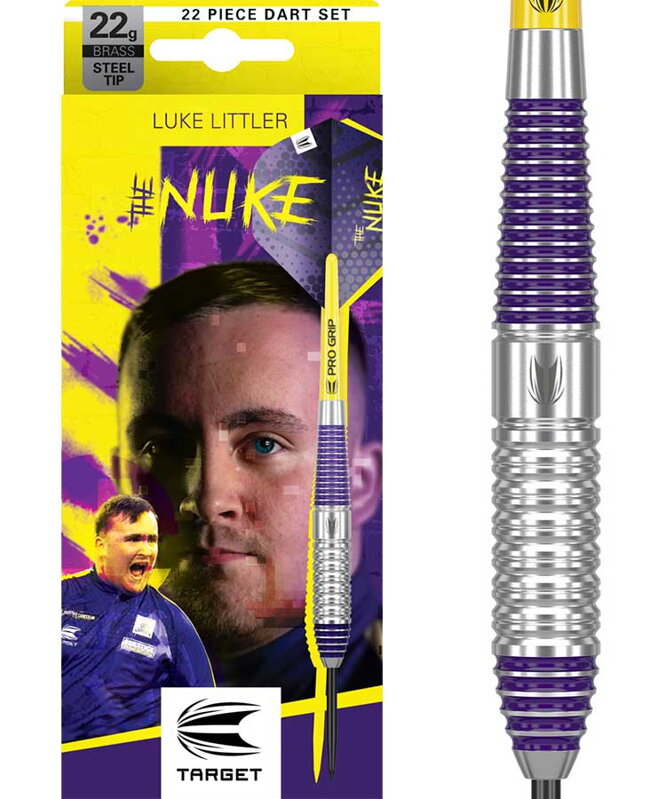 Target Steeltip Darts Luke Littler Brass 22g Target Steeltip Darts Luke Littler Brass 22g