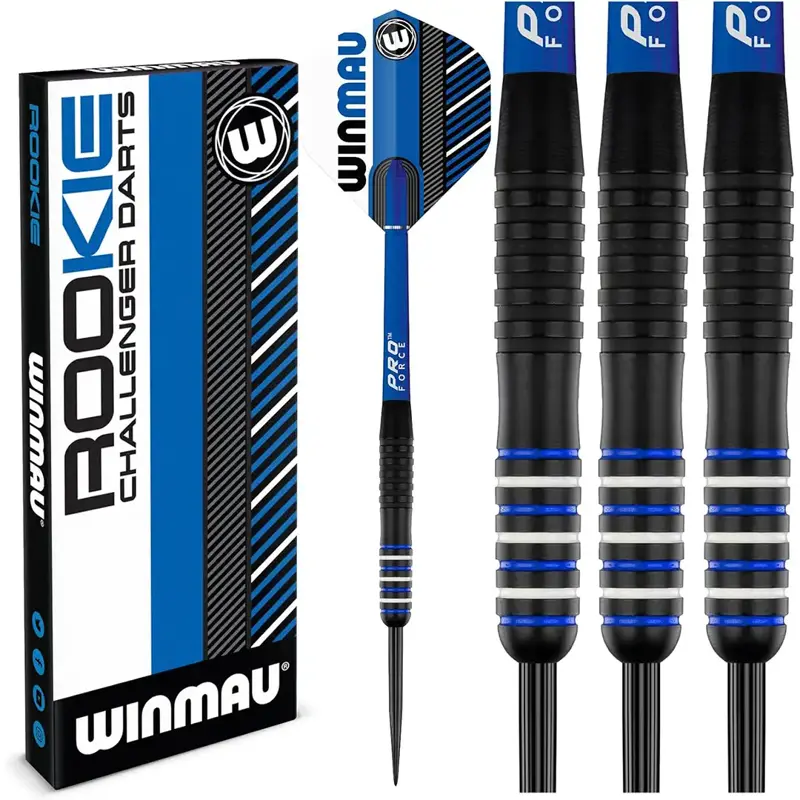 Winmau Steeltip Darts Rookie Brass Blue 20g