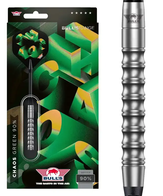 Bulls NL Softtip Darts Chaos Green soft 21g Bulls NL Softtip Darts Chaos Green soft 21g