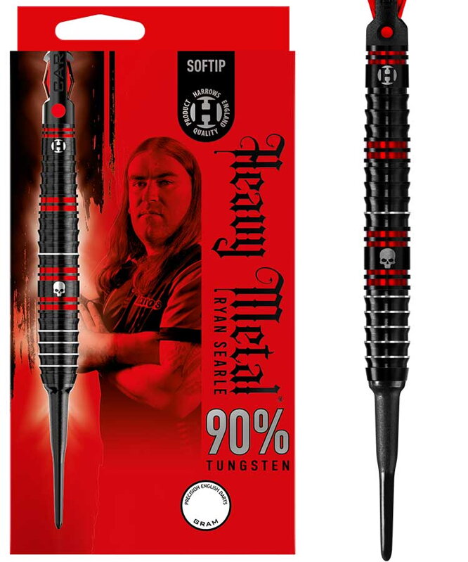 Harrows Softtip Darts Ryan Searle "Heavy Metal" 20g