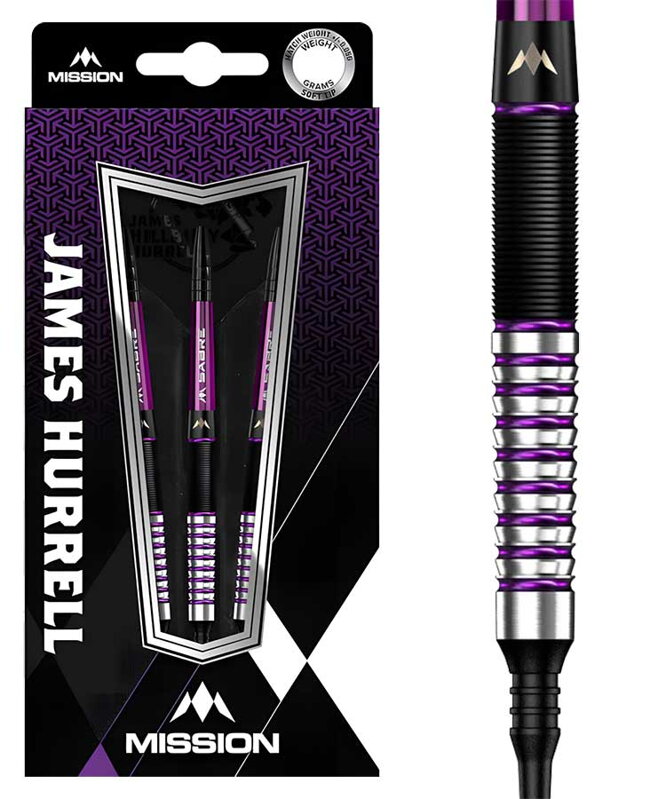 Mission Softtip Darts James Hurrel 18g