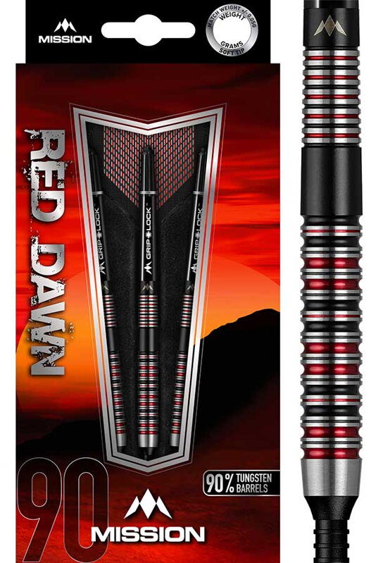 Mission Softtip Darts Red Dawn M1 19g Mission Softtip Darts Red Dawn M1 19g