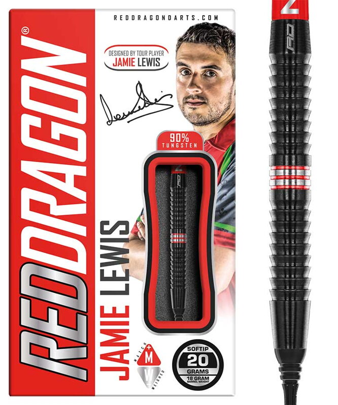 Red Dragon Softtip Darts Jamie Lewis SE 20g Red Dragon Softtip Darts Jamie Lewis SE 20g