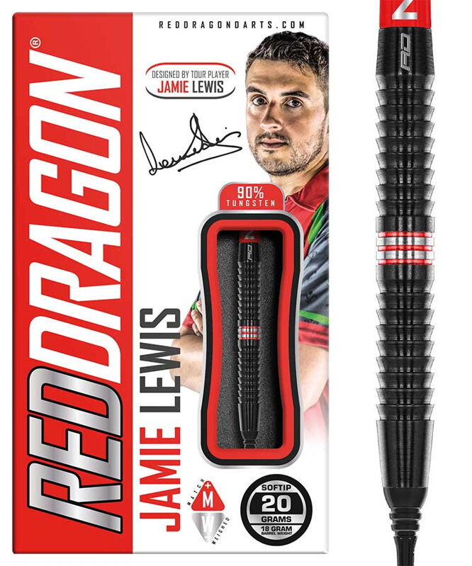 Red Dragon Softtip Darts Jamie Lewis SE 20g