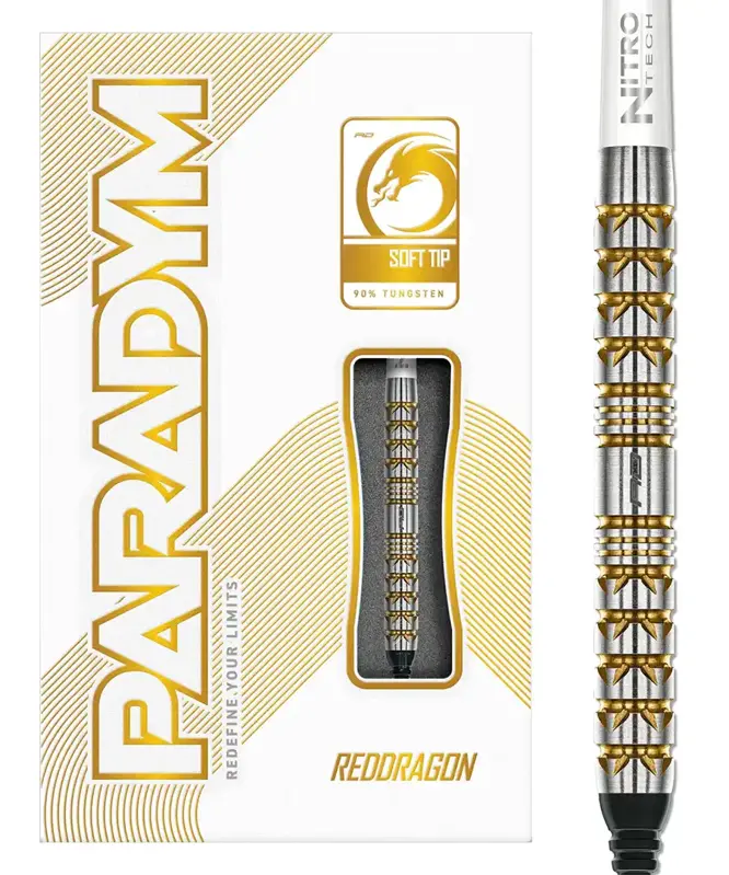 Red Dragon Softtip Darts Paradym Gold Parallel 20g