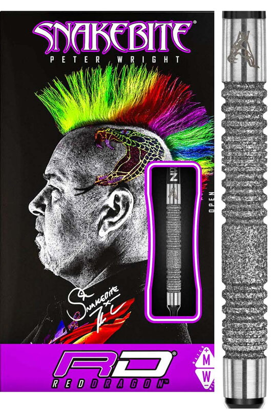 Red Dragon Softtip Darts Peter Wright SNAKEBITE Euro 11 Element 18g