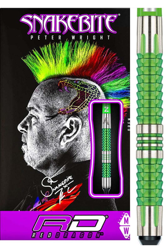 Red Dragon Softtip Darts Peter Wright SNAKEBITE Mamba 2 22g