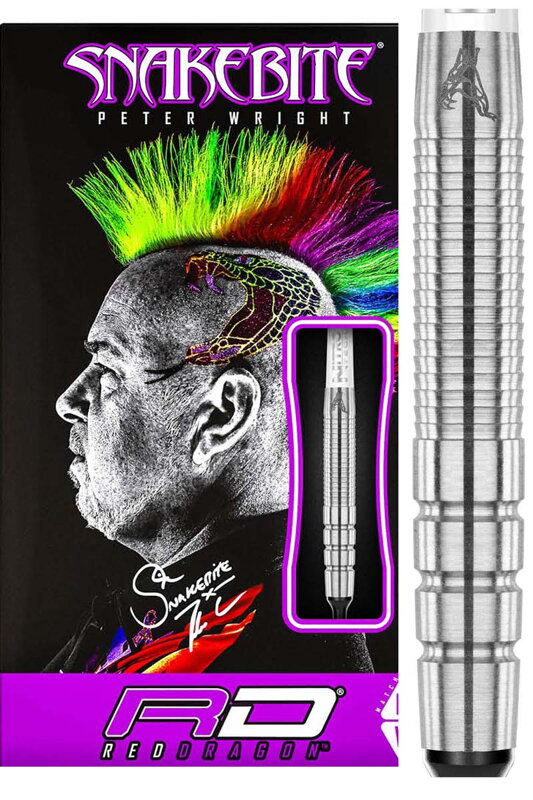 Red Dragon Softtip Darts Peter Wright Snakebite PL15 18g