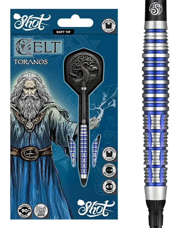 Shot Softtip Darts Celt Toranos 18g