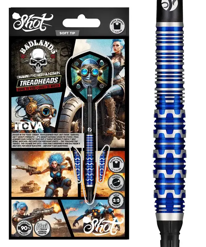 Shot Softtip Darts Badlands Tova 20g