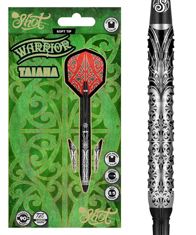 Shot Softtip Darts Warrior Taiaha 20g