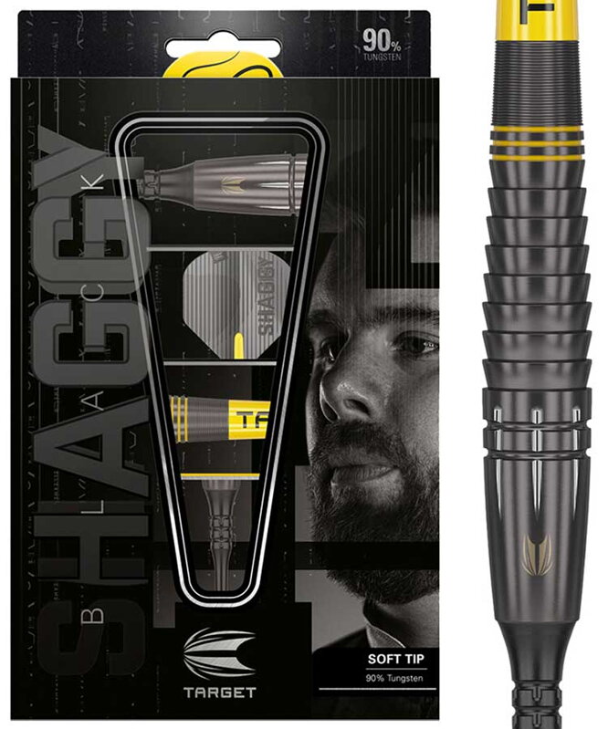 Target Softtip Darts Scott Williams "Shaggy" Black 20g