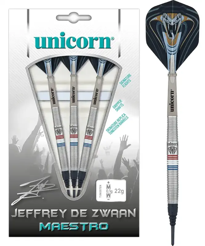 Unicorn Softtip Darts Maestro J. De Zwaan Phase 2 22g