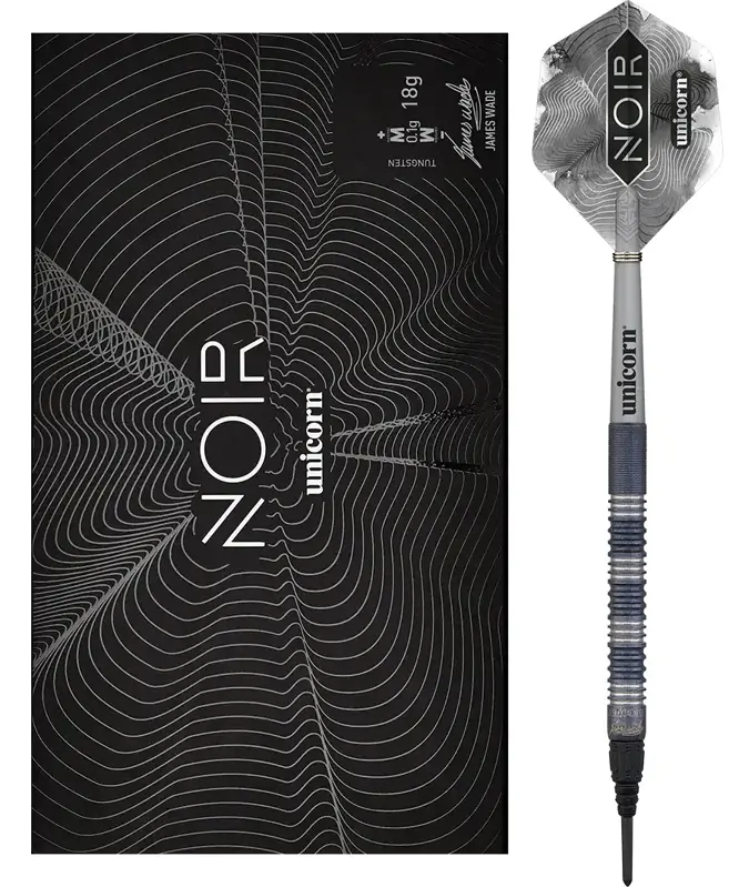 Unicorn Softtip Darts Noir James Wade 20g