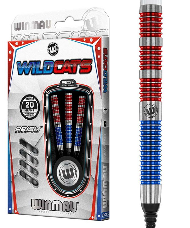Winmau Softtip Darts Wildcats 20g Winmau Softtip Darts Wildcats 20g