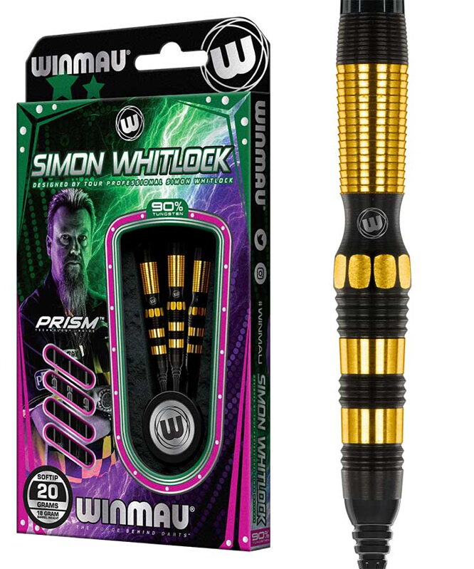 Winmau Softtip Darts Simon Whitlock Onyx AU 20g Winmau Softtip Darts Simon Whitlock Onyx AU 20g