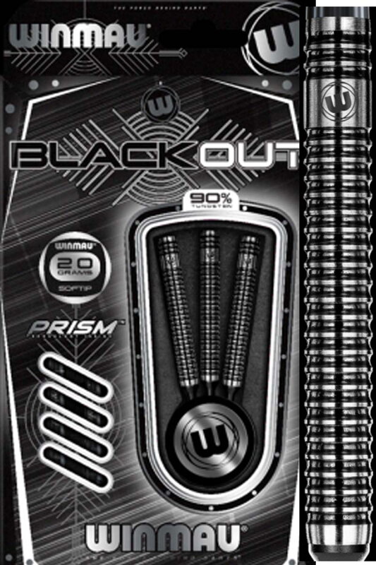 Winmau Softtip Darts Blackout 20g