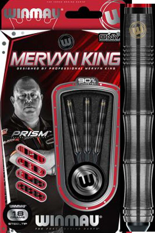 Winmau Softtip Darts Mervyn King Onyx 18g