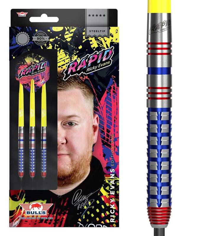 Bulls NL Steeltip Darts Ricky Evans 90 20g Bulls NL Steeltip Darts Ricky Evans 90 20g