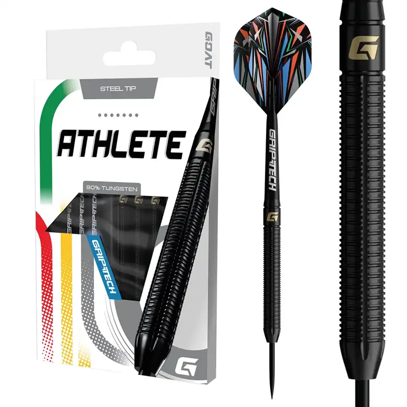 Goat Steeltip Darts Athlete Black Tungsten 25g