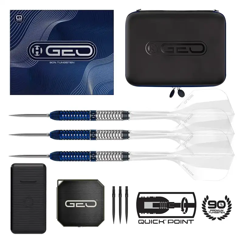 Harrows Steeltip Darts Geo 01 Parallel QuickPoint 24g