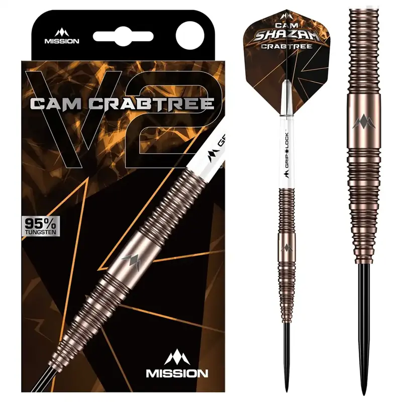 Mission Steeltip Darts Cam Crabtree V2 24g