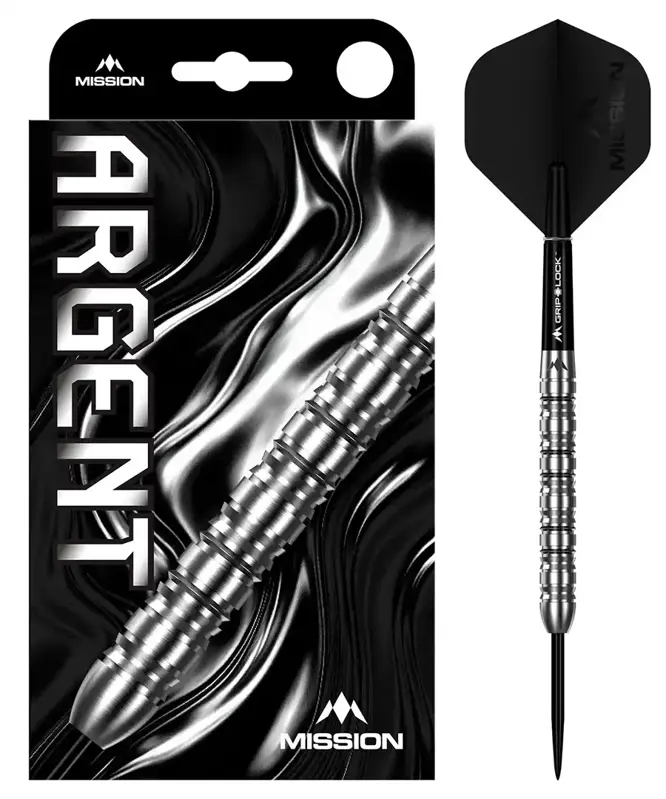 Mission Steeltip Darts Argent 22g