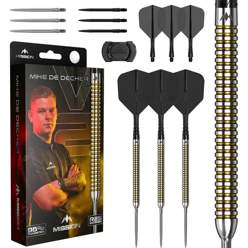 Mission Steeltip Darts Mike De Decker V2 R2.5 24g