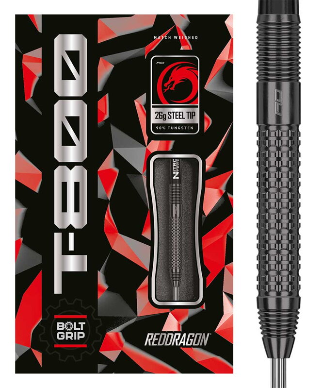 Red Dragon Steeltip Darts T-800 26g