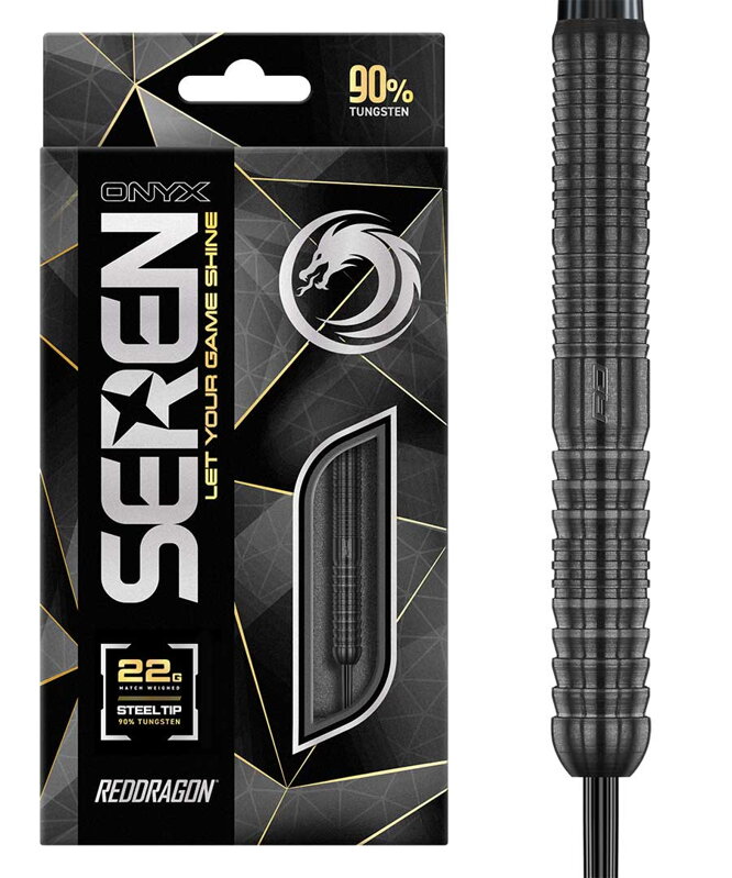 Red Dragon Steeltip Darts Seren 1 Onyx 22g