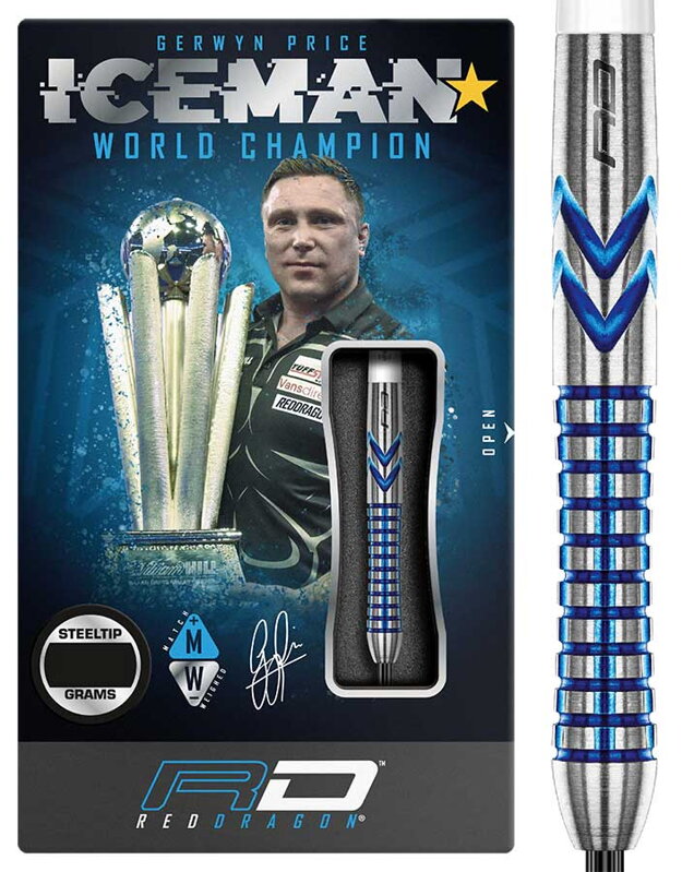 Red Dragon Steeltip Darts Gerwyn Price Contour 21g Red Dragon Steeltip Darts Gerwyn Price Contour 21g