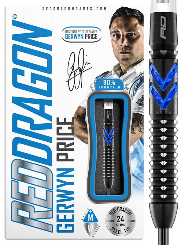 Red Dragon Steeltip Darts Gerwyn Price Blue Ice SE 24g 