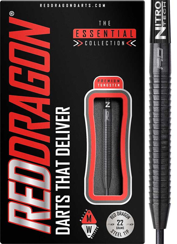 Red Dragon Steeltip Darts Razor Edge Black 22g Red Dragon Steeltip Darts Razor Edge Black 22g